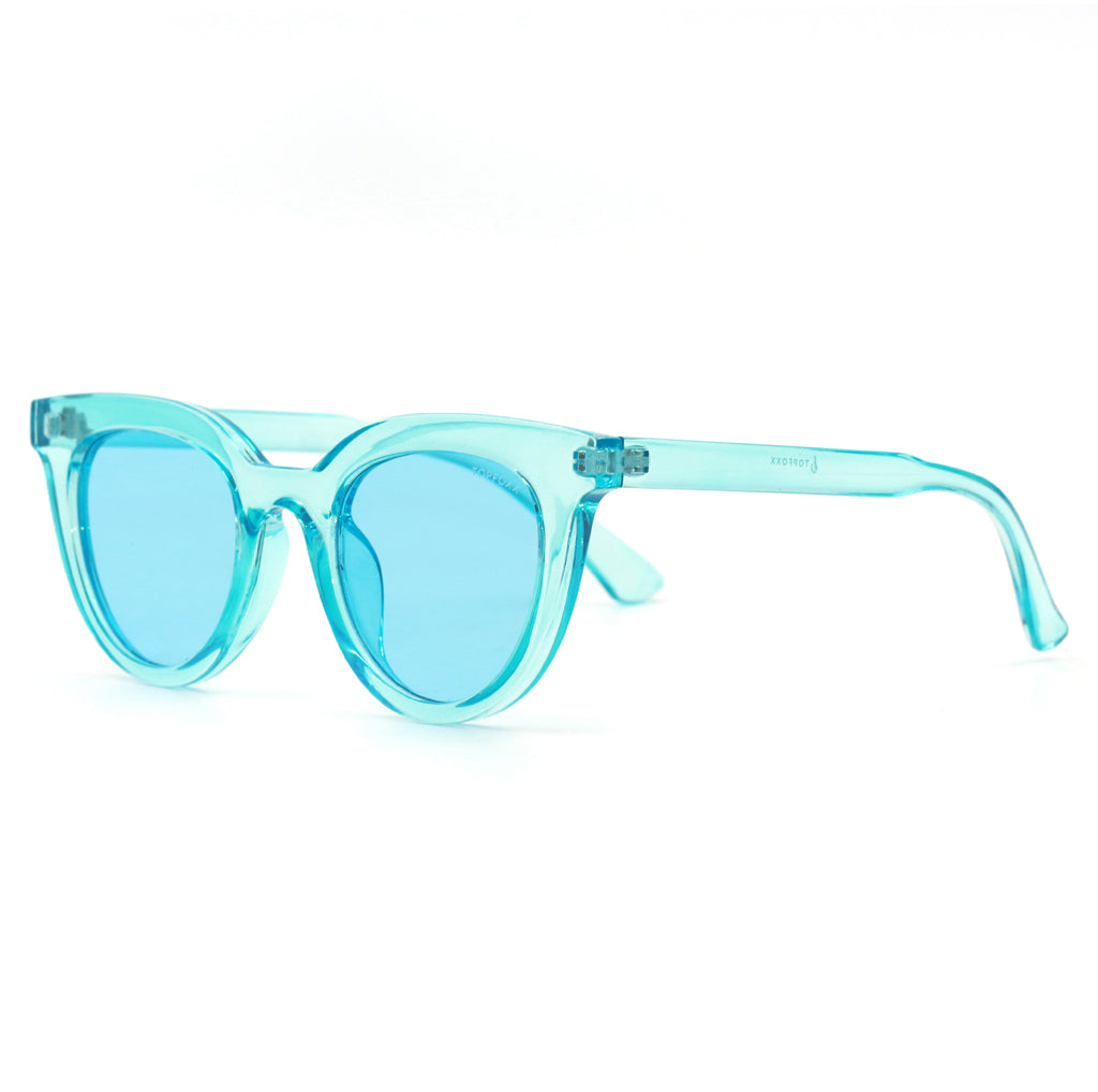 Brittany - Coral Blue - TopFoxx - Flyclothing LLC