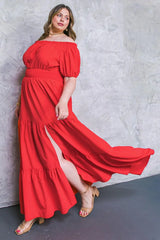 OUT IN THE COUNTRY WOVEN MAXI DRESS - Flying Tomato - Flyclothing LLC