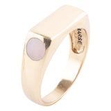 Signet Pink Opal and Bronze In The Hole Ring - Barse Jewelry - Flyclothing LLC