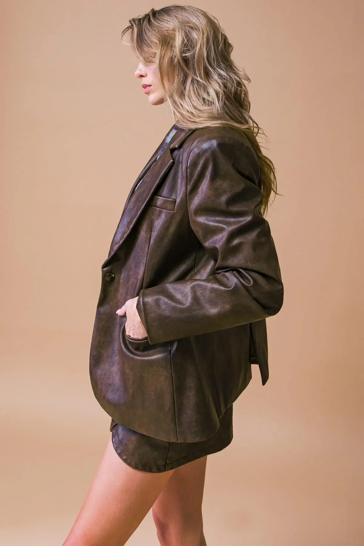 EXCEPTIONAL LOOK FAUX BLAZER - Flying Tomato - Flyclothing LLC