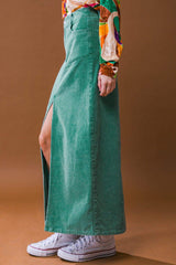PERFECT PICK CORDUROY MIDI SKIRT - Flying Tomato - Flyclothing LLC