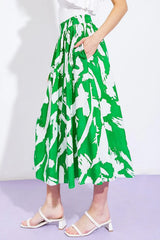 HAPPY TO BE HERE WOVEN SKIRT - Flying Tomato - Flyclothing LLC