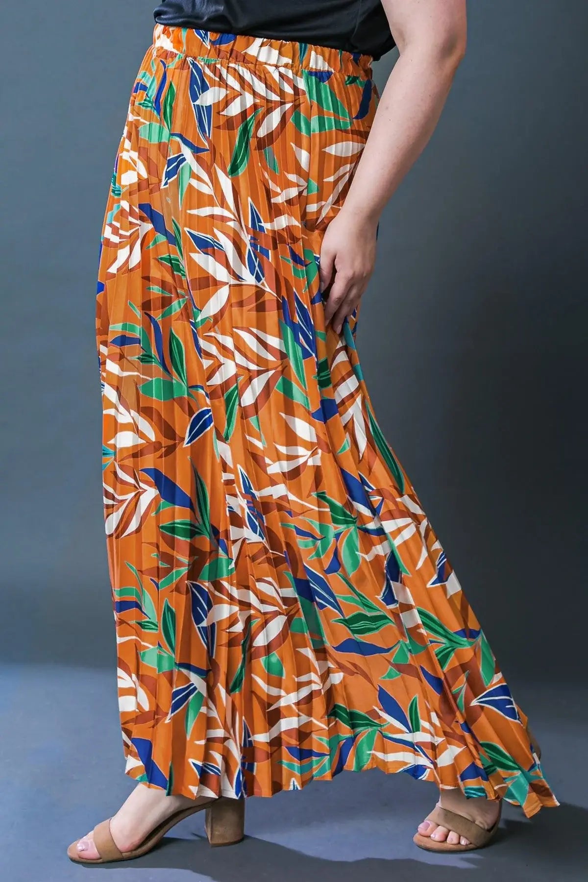 FEELS LIKE FALL WOVEN MAXI SKIRT - Flying Tomato - Flyclothing LLC
