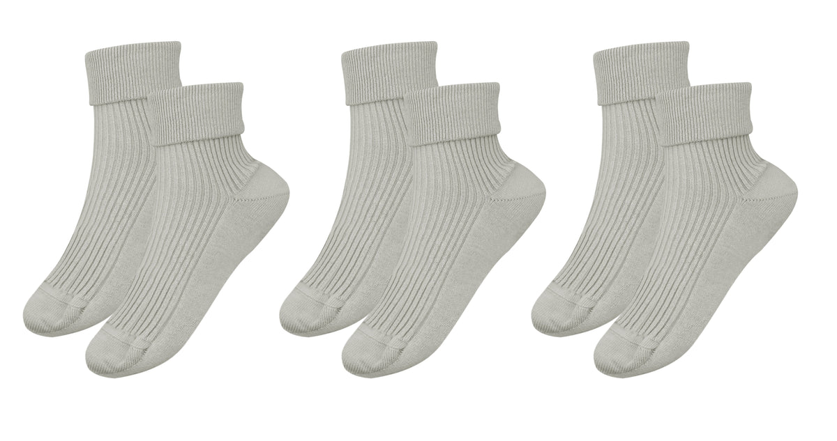 tittimitti® Women’s 100% Organic Combed Cotton Socks 3-Pack – Made in Italy - tittimitti - Flyclothing LLC