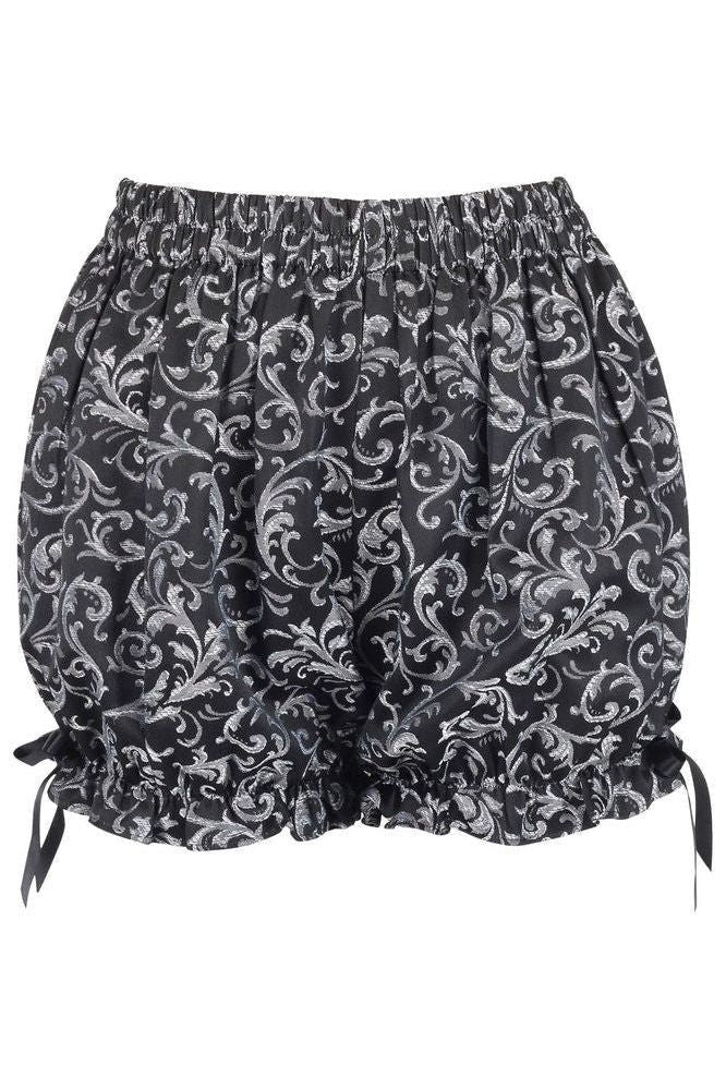 Daisy Corsets Silver/Black Brocade Bloomers - Daisy Corsets