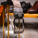 Silvio Belt Washed Brown - Marco Di Milano - Flyclothing LLC