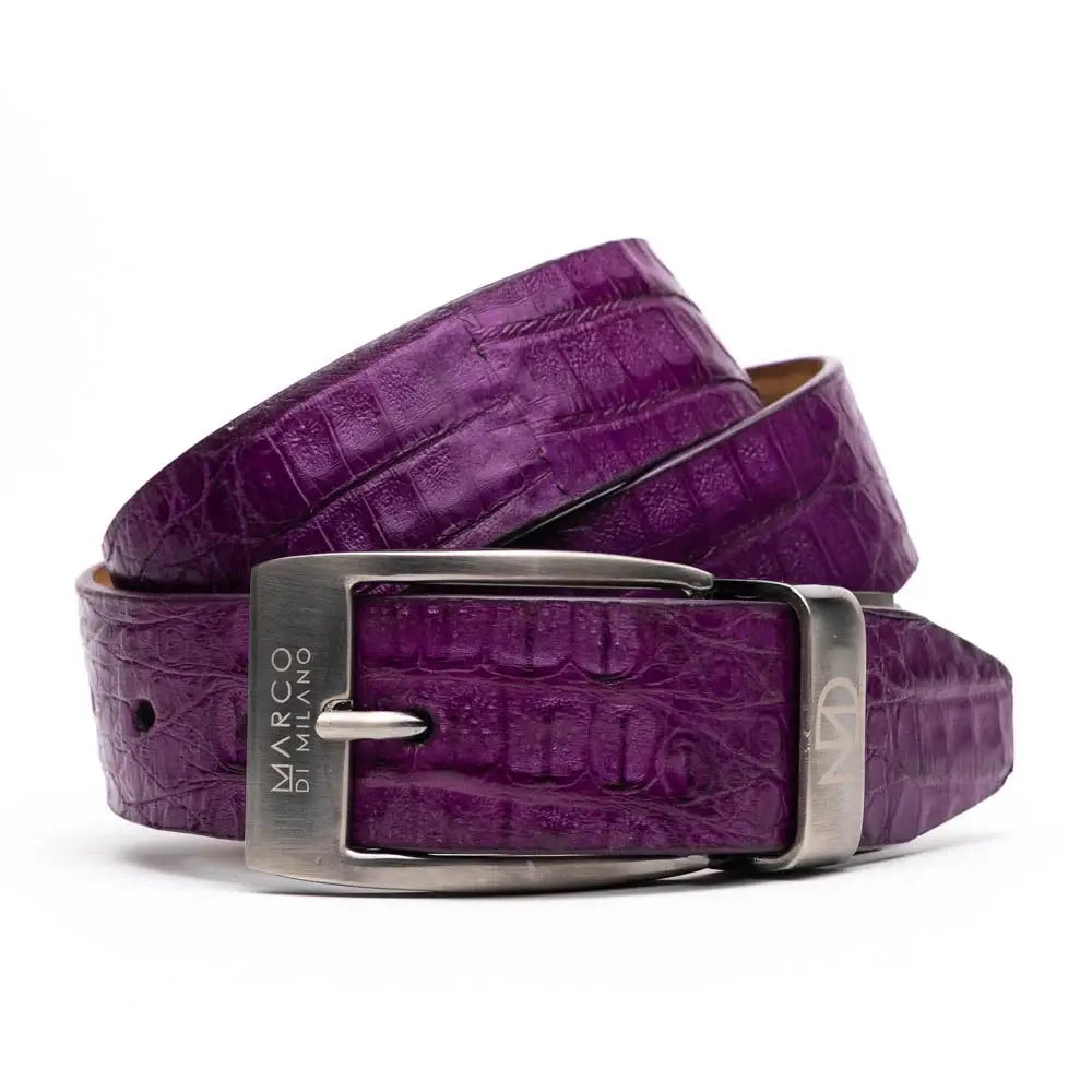 Silvio Belt Purple - Marco Di Milano - Flyclothing LLC