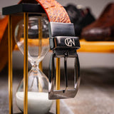 Silvio Belt Rustic Cognac - Marco Di Milano - Flyclothing LLC