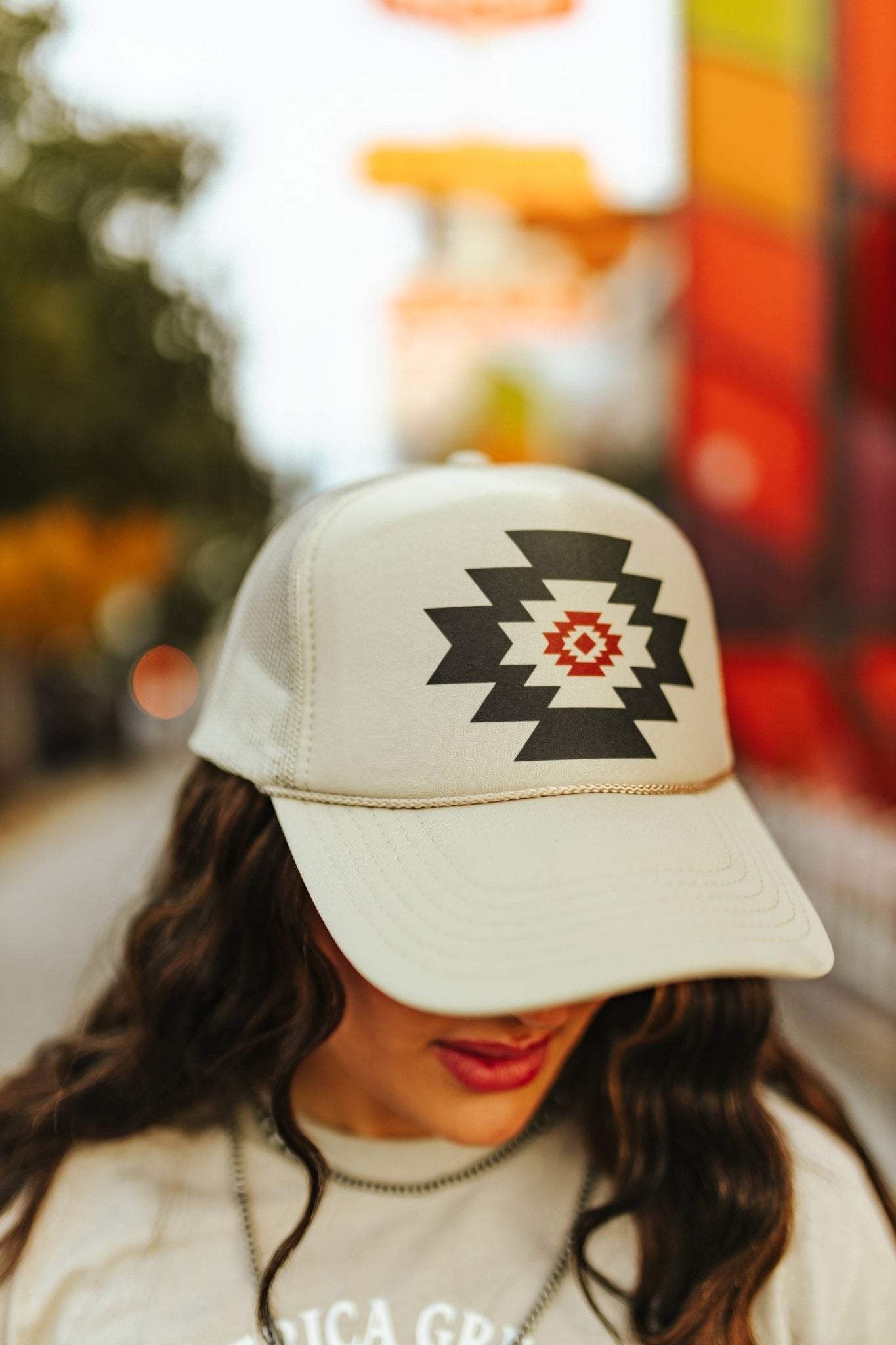 Simple Aztec Trucker Hat - Wild Junkie - Flyclothing LLC