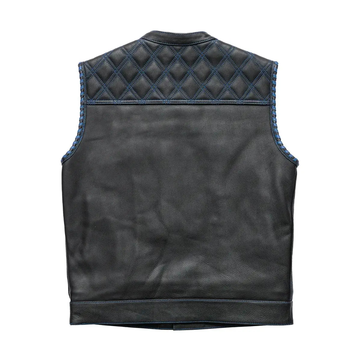Sinister - Men's Motorcycle Leather Vest - First Manufacturing Company - Flyclothing LLC