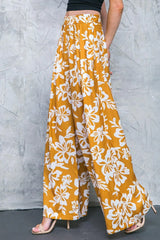 LET THE LIGHT IN BROWN WOVEN PANTS - Flying Tomato - Flyclothing LLC