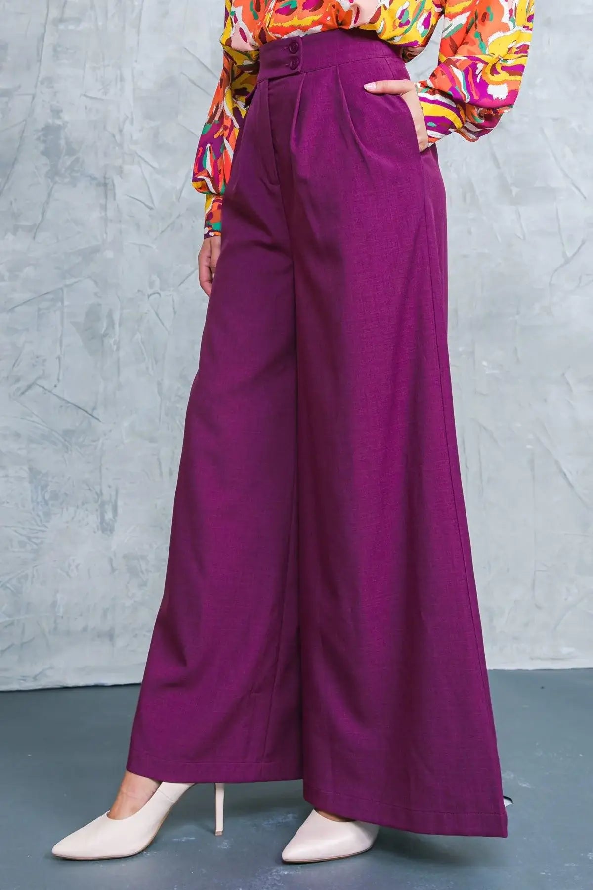 DELICATE FEELINGS WOVEN PANTS - Flying Tomato - Flyclothing LLC