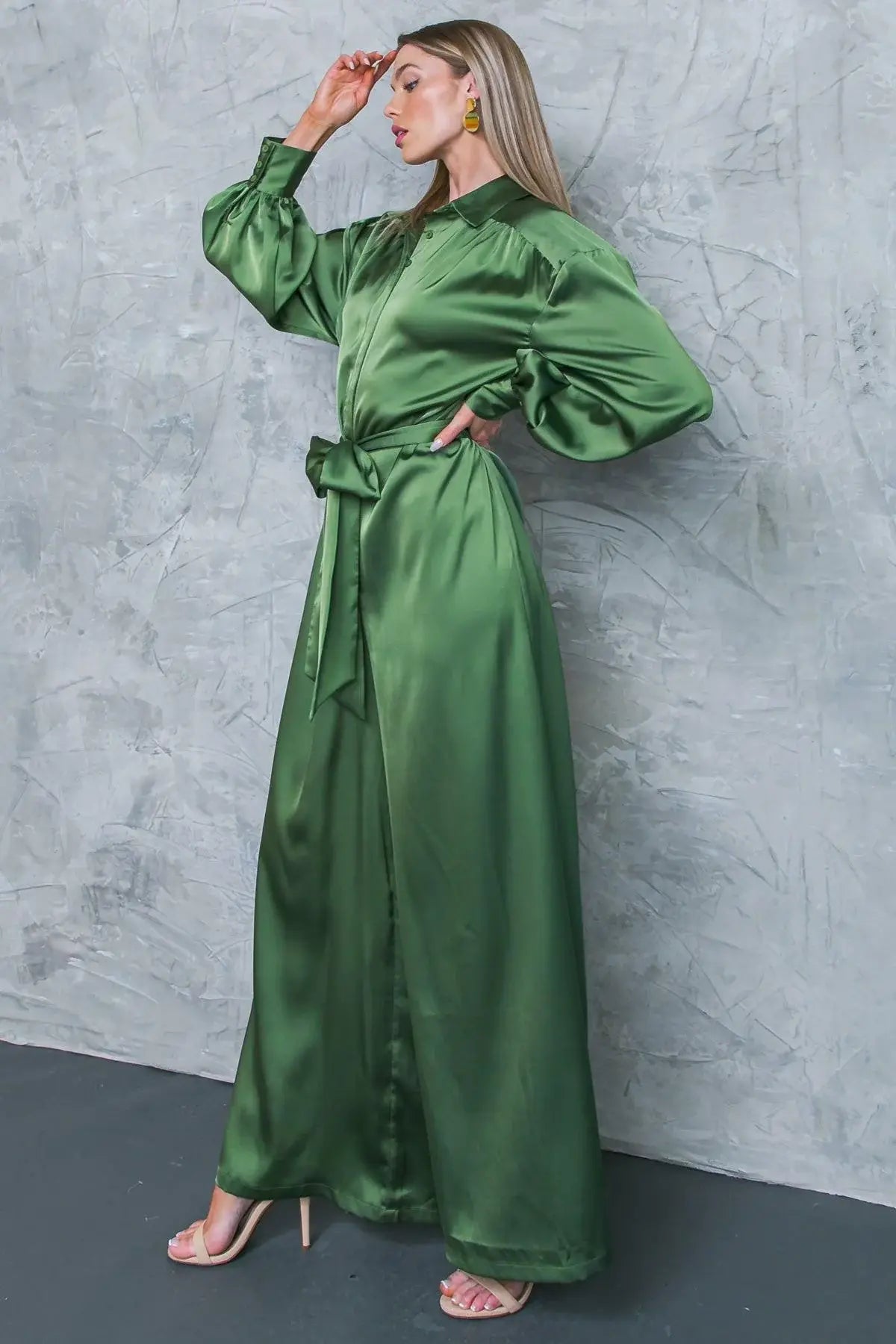 LIKE FINE ART WOVEN JUMPSUIT - Flying Tomato - Flyclothing LLC