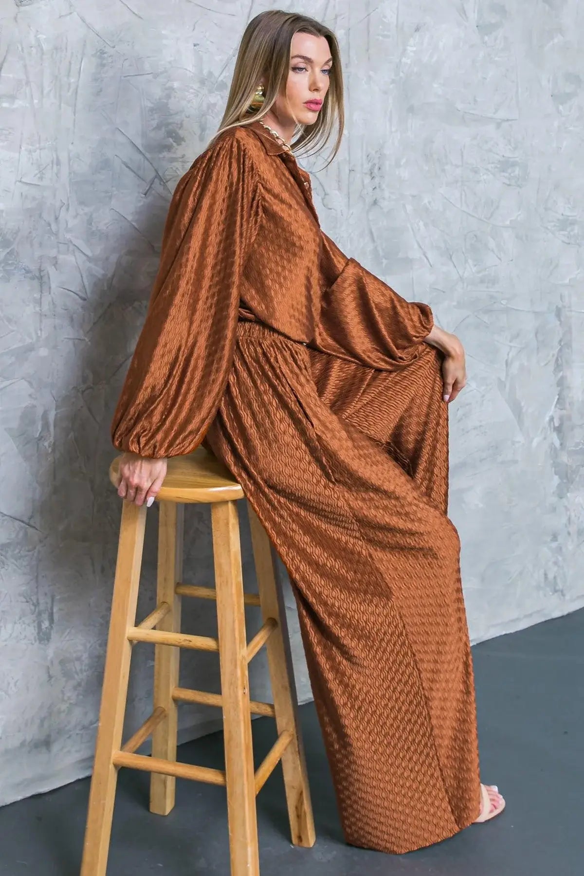 REGAL ROMANCE WOVEN PANTS - Flying Tomato - Flyclothing LLC