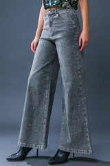 TAKE THE CHANCE DENIM PANTS - Flying Tomato - Flyclothing LLC