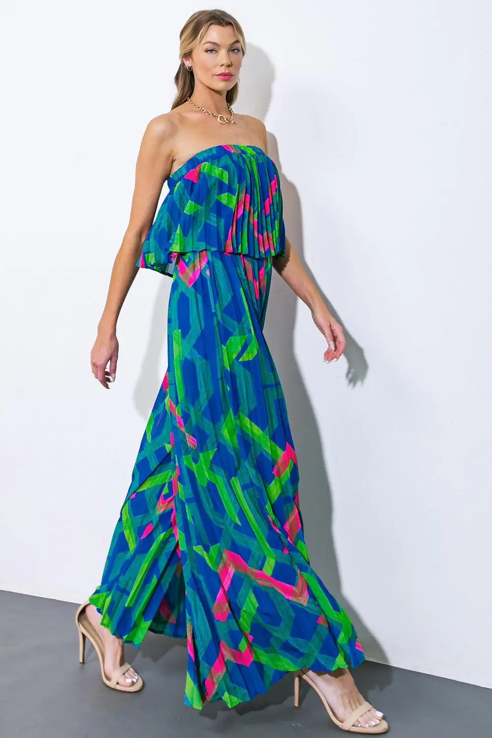 HAPPY WANDERER WOVEN JUMPSUIT - Flying Tomato - Flyclothing LLC
