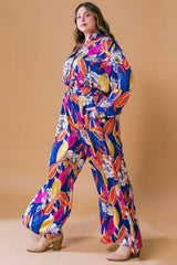 BLOOMING HOPE WOVEN JUMPSUIT - Flying Tomato - Flyclothing LLC