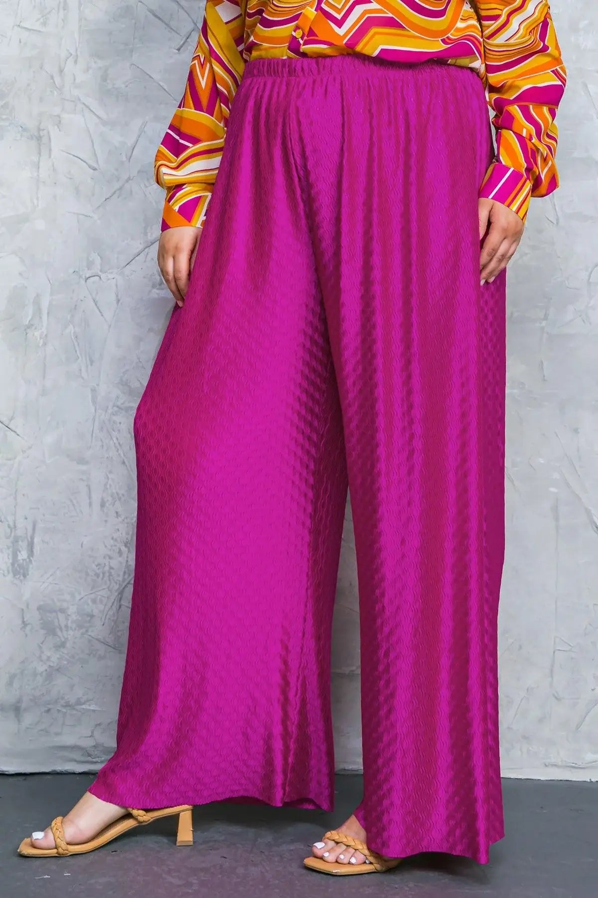 REGAL ROMANCE WOVEN PANTS - Flying Tomato - Flyclothing LLC