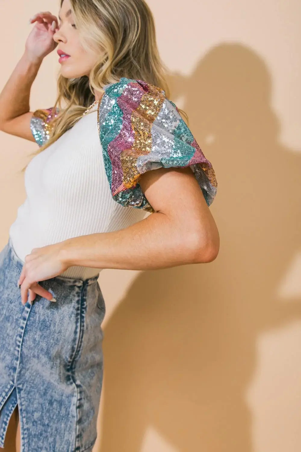 GET CARRIED AWAY SWEATER TOP - Flying Tomato - Flyclothing LLC