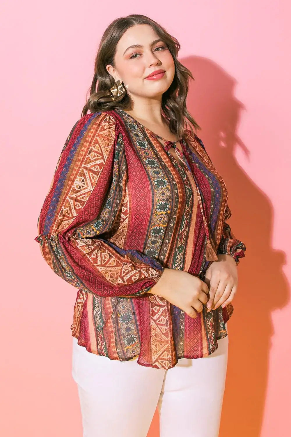 THRILLED FOR THIS WOVEN TOP - Flying Tomato - Flyclothing LLC