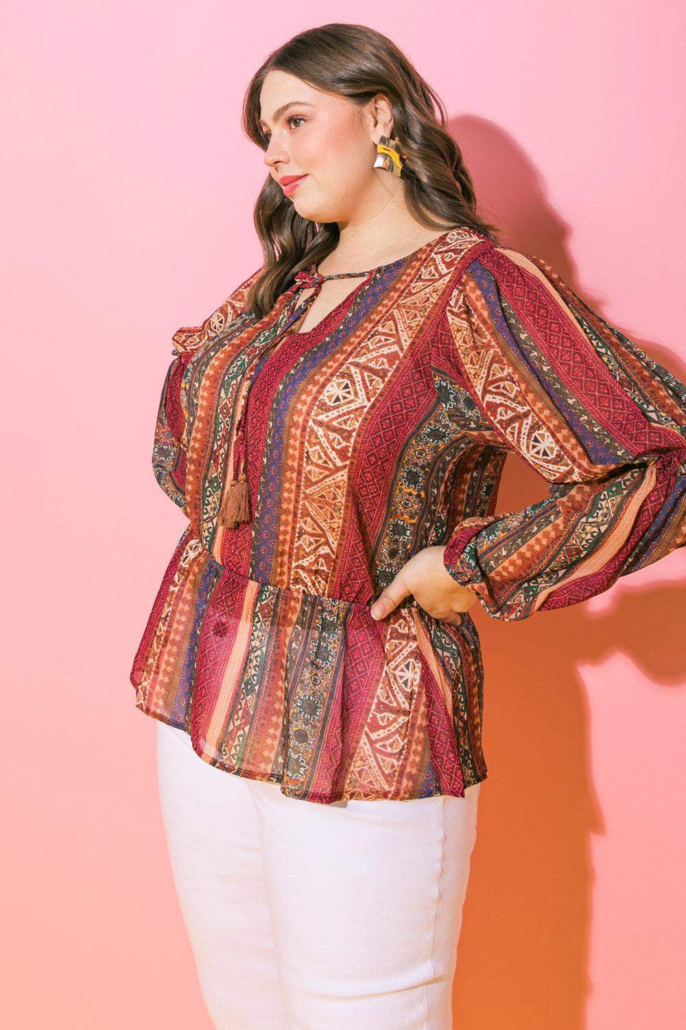 THRILLED FOR THIS WOVEN TOP - Flying Tomato - Flyclothing LLC