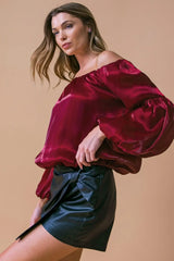 SIMPLY FAVORED WOVEN TOP - Flying Tomato - Flyclothing LLC