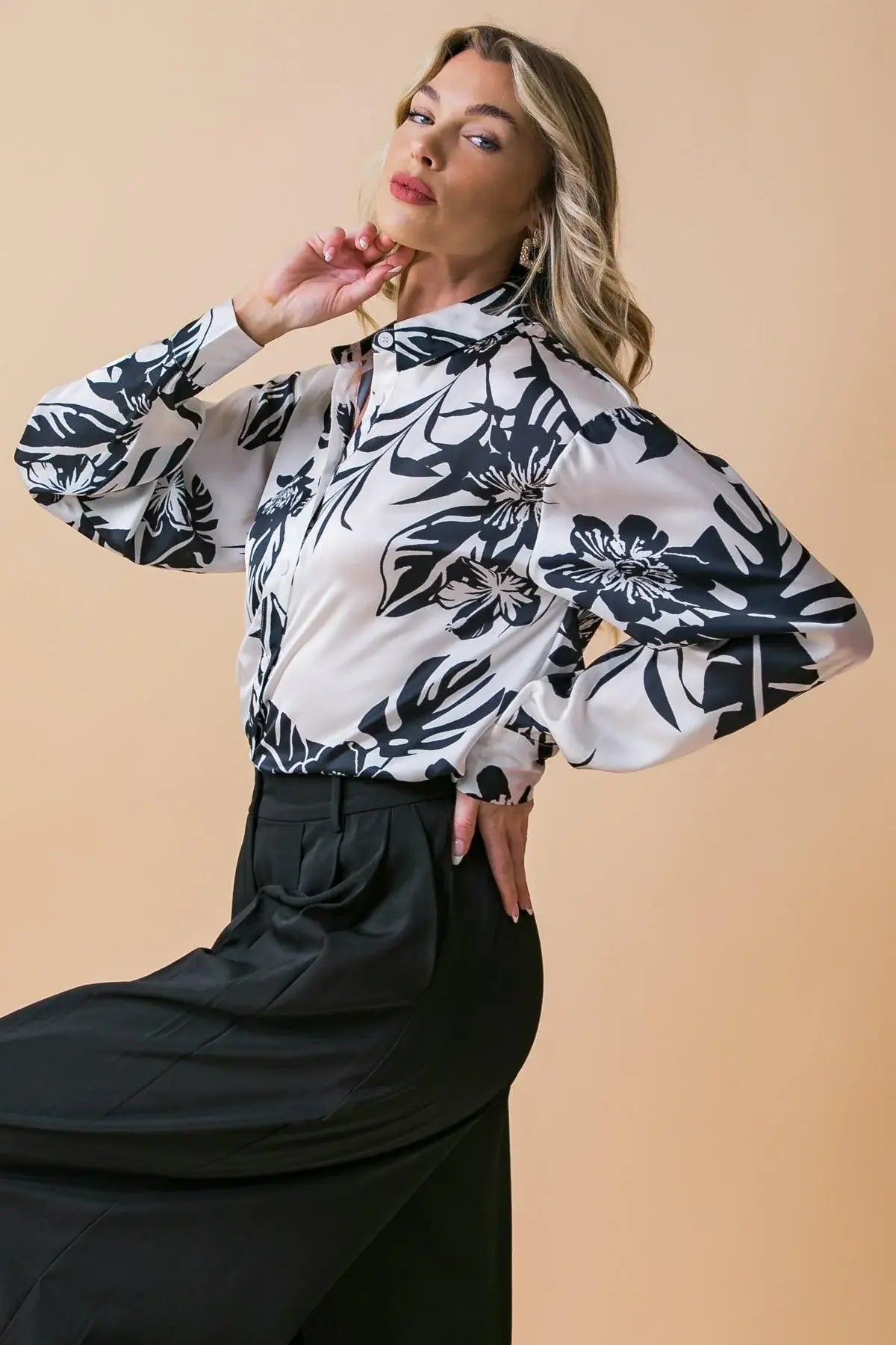 BRIDE AND TRUE SATIN TOP - Flying Tomato - Flyclothing LLC