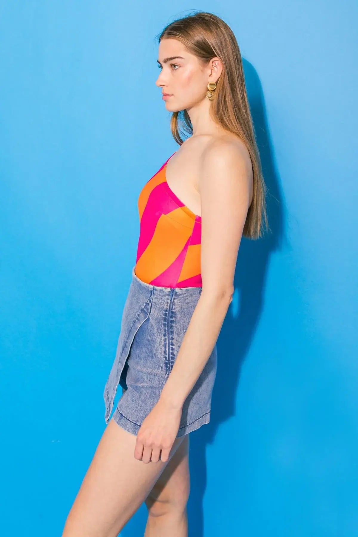 BREEZY VIDES PONTI BODYSUIT - Flying Tomato - Flyclothing LLC