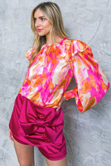 FEELING SPICE WOVEN TOP - Flying Tomato - Flyclothing LLC