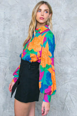 SOUL ON FIRE WOVEN TOP - Flying Tomato - Flyclothing LLC
