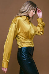 ROMANTIC MOVES WOVEN TOP - Flying Tomato - Flyclothing LLC