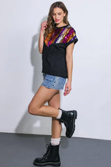 HOW I'M FEELING BLACK KNIT TOP - Flying Tomato - Flyclothing LLC