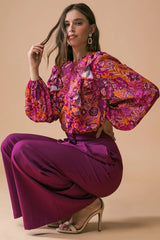 READY FOR WHAT'S NEXT WOVEN TOP - Flying Tomato - Flyclothing LLC
