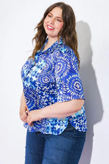 BEAUTIFUL BORDERS WOVEN TOP - Flying Tomato - Flyclothing LLC