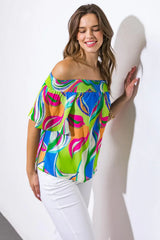 HOME OF THE FREE WOVEN TOP - Flying Tomato - Flyclothing LLC