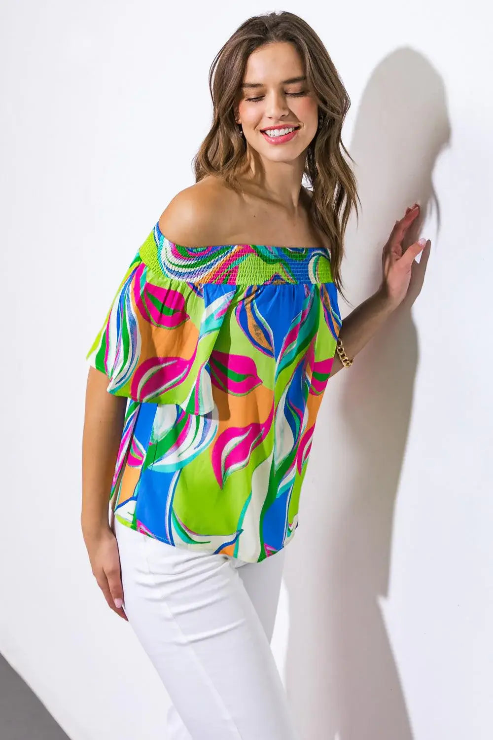 HOME OF THE FREE WOVEN TOP - Flying Tomato - Flyclothing LLC