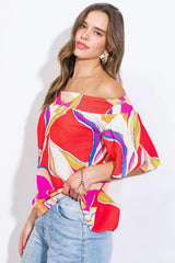 HOME OF THE FREE WOVEN TOP - Flying Tomato - Flyclothing LLC