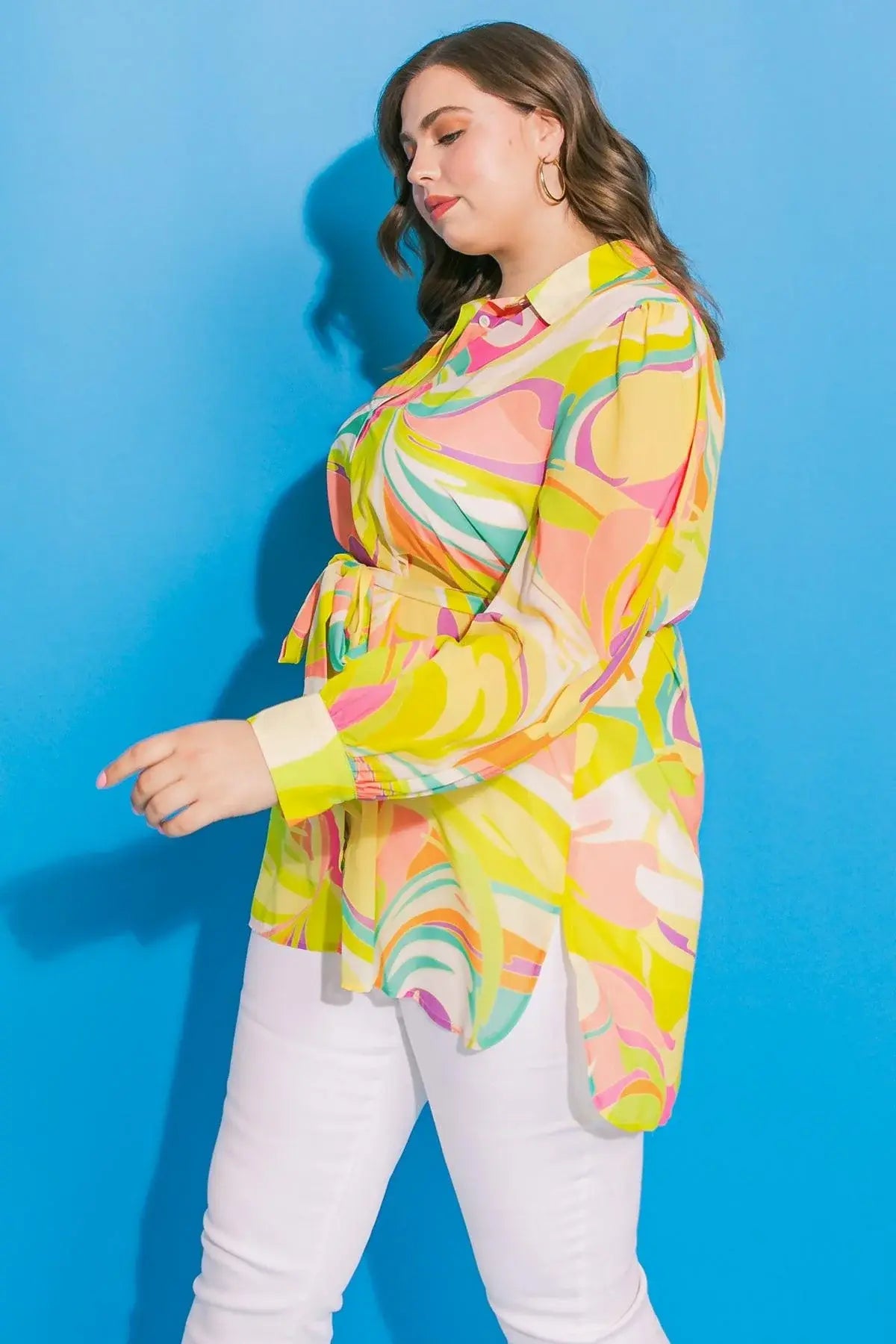 MAGIC ISLAND WOVEN TOP - Flying Tomato - Flyclothing LLC