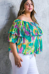 MAGNOLIA SANTA CATERINA WOVEN TOP - Flying Tomato - Flyclothing LLC
