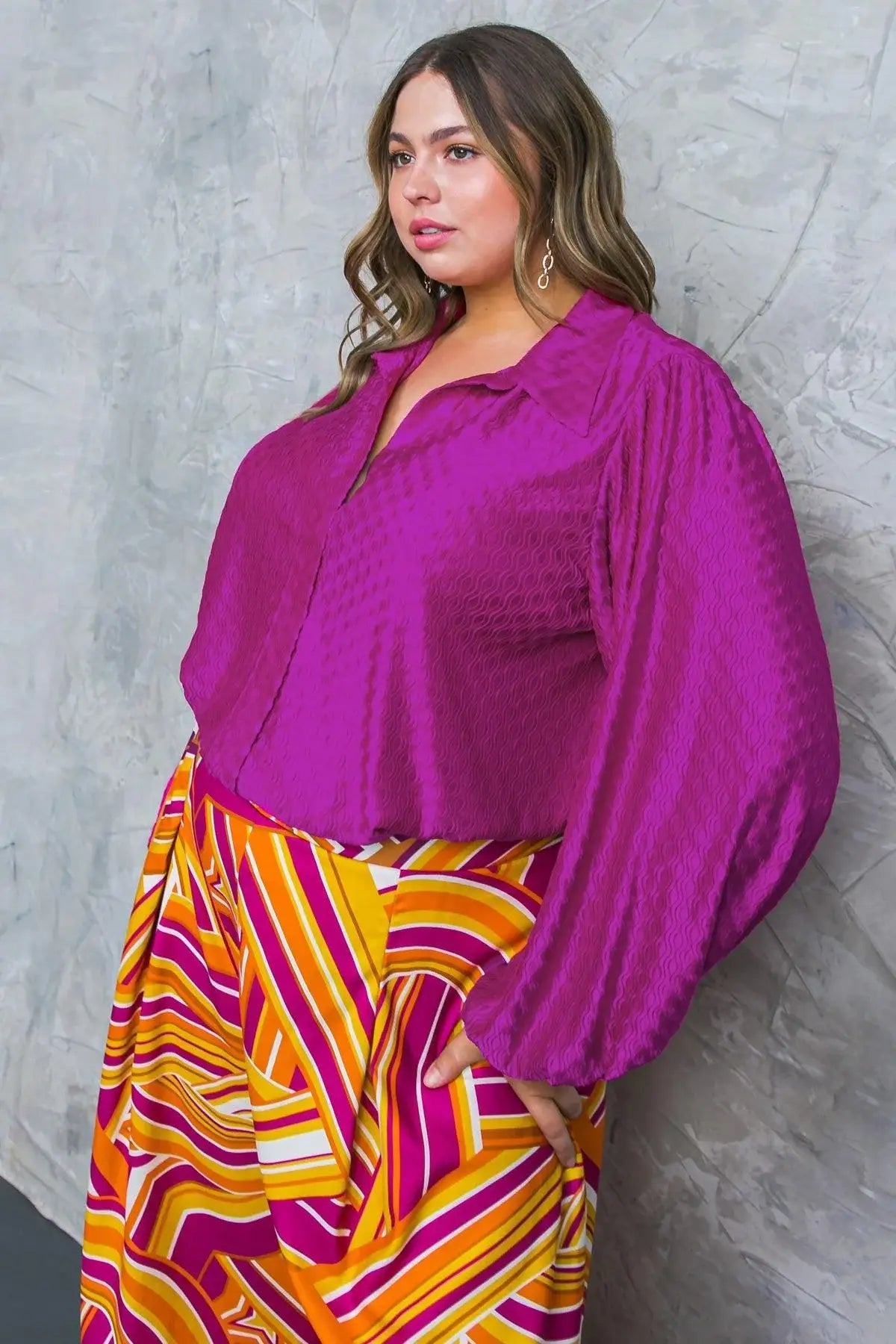 REGAL ROMANCE WOVEN TOP - Flying Tomato - Flyclothing LLC
