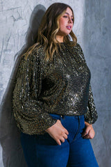 HOPE YOU REMEMBER SEQUIN TOP - Flying Tomato - Flyclothing LLC