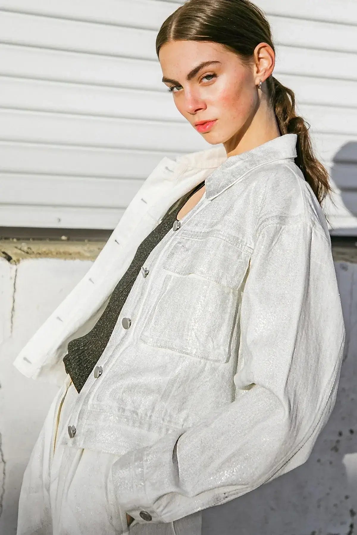 STAPLE MOMENT DENIM TWILL JACKET - Flying Tomato - Flyclothing LLC
