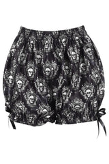 Daisy Corsets LIMITED EDITION Skull Print Crepe Bloomers - Daisy Corsets