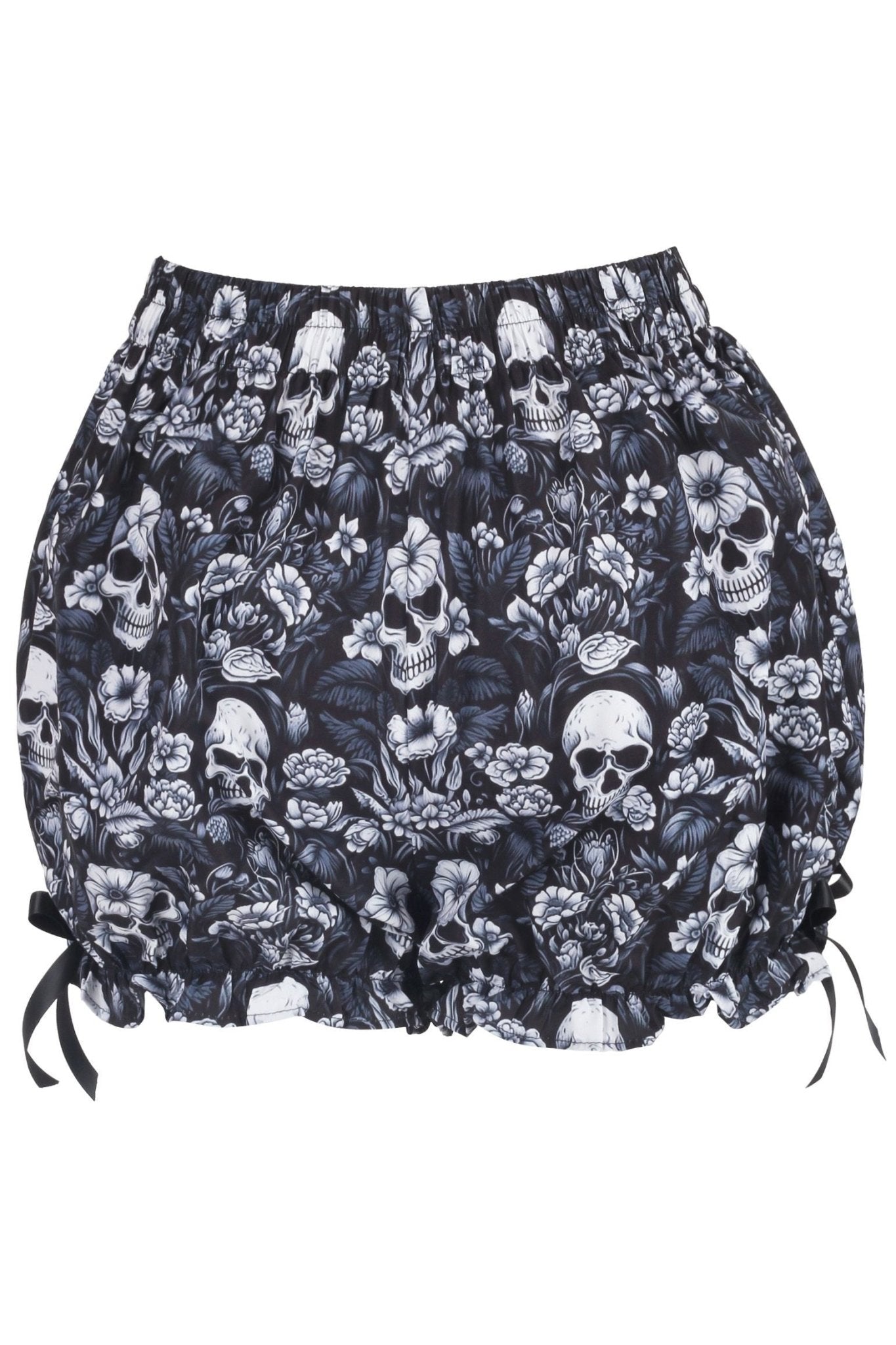 Daisy Corsets LIMITED EDITION Skulls & Roses Print Bloomers - Daisy Corsets