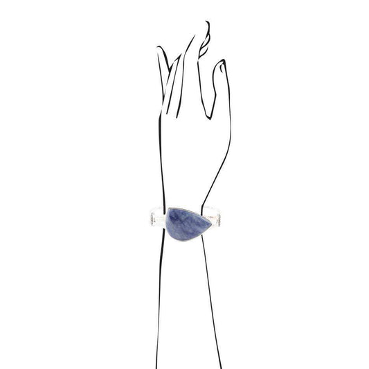 Sky Blue Kyanite Cuff Bracelet - Barse Jewelry - Flyclothing LLC