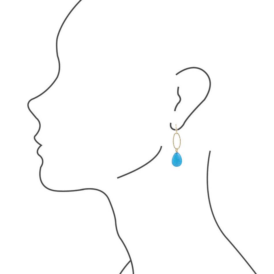 Sky Fall Blue Jasper Earring - Barse Jewelry - Flyclothing LLC