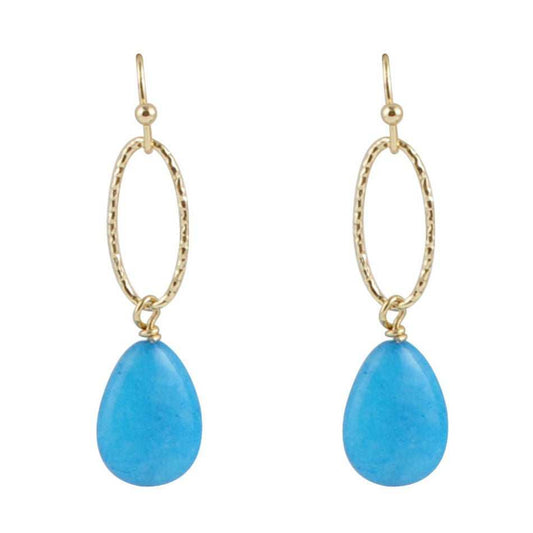 Sky Fall Blue Jasper Earring - Barse Jewelry - Flyclothing LLC