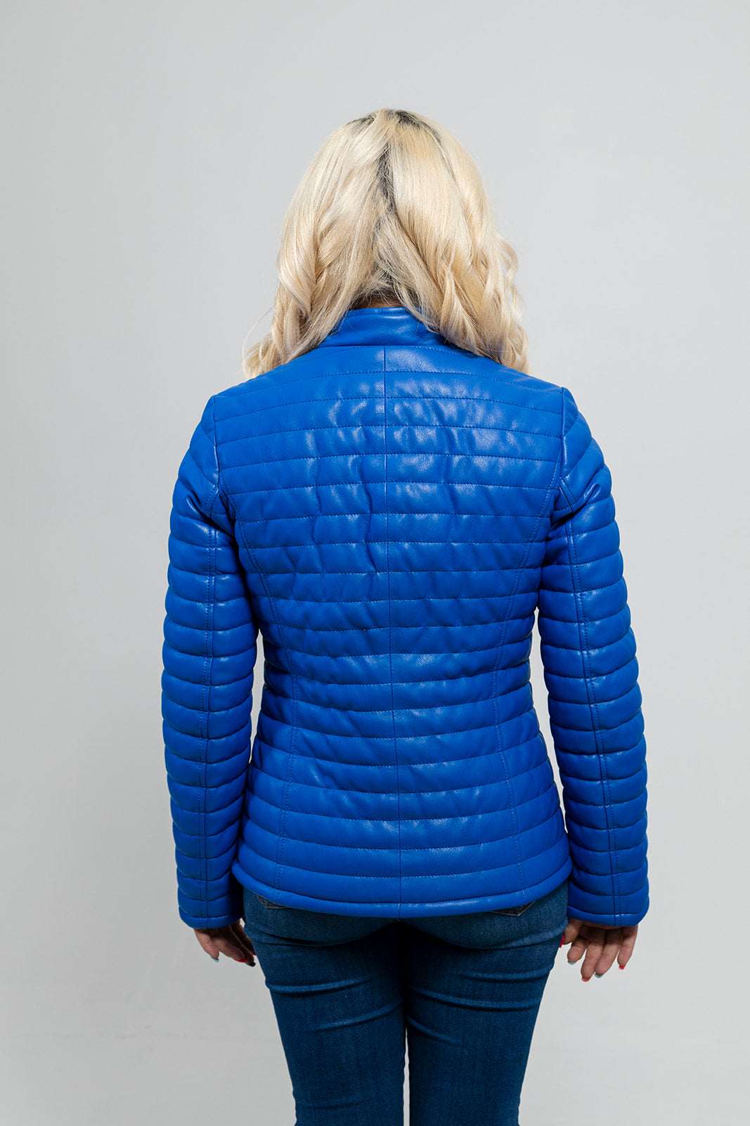 Skylar Women's Faux Leather Puffer Jacket - Whet Blu NYC - Flyclothing LLC