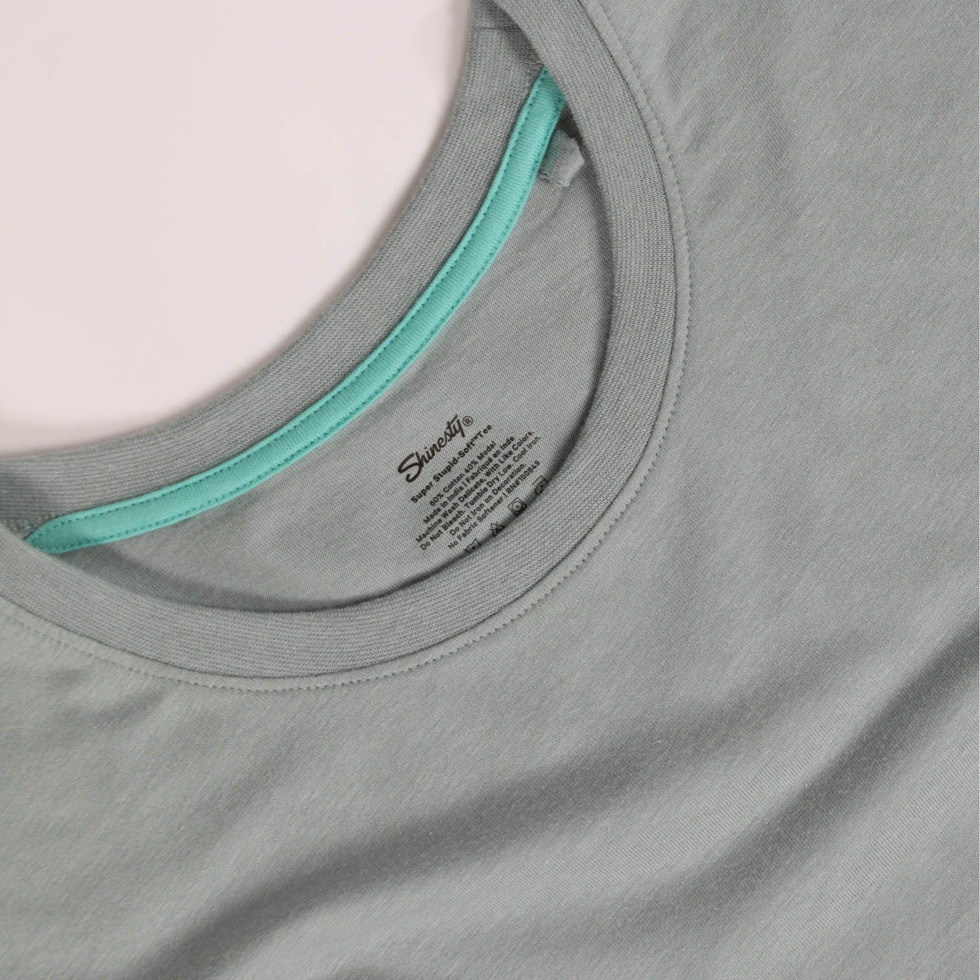 The Morning Haze | Light Slate Blue Everyman™ T Shirt - Shinesty - Flyclothing LLC