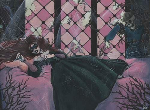 Black Market Art Company Sleeping Beauty Print - Black Market Art Company - Flyclothing LLC